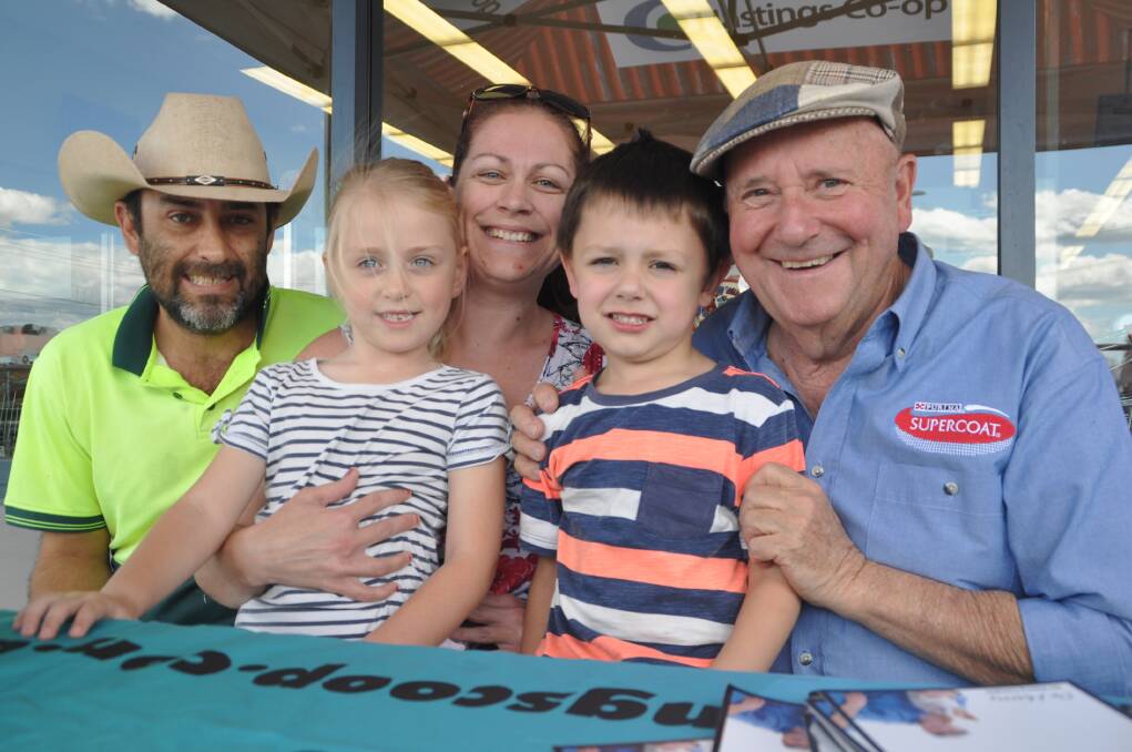 Dr Harry visited Wauchope on Thursday and met with plenty of fans outside the IGA supermarket.