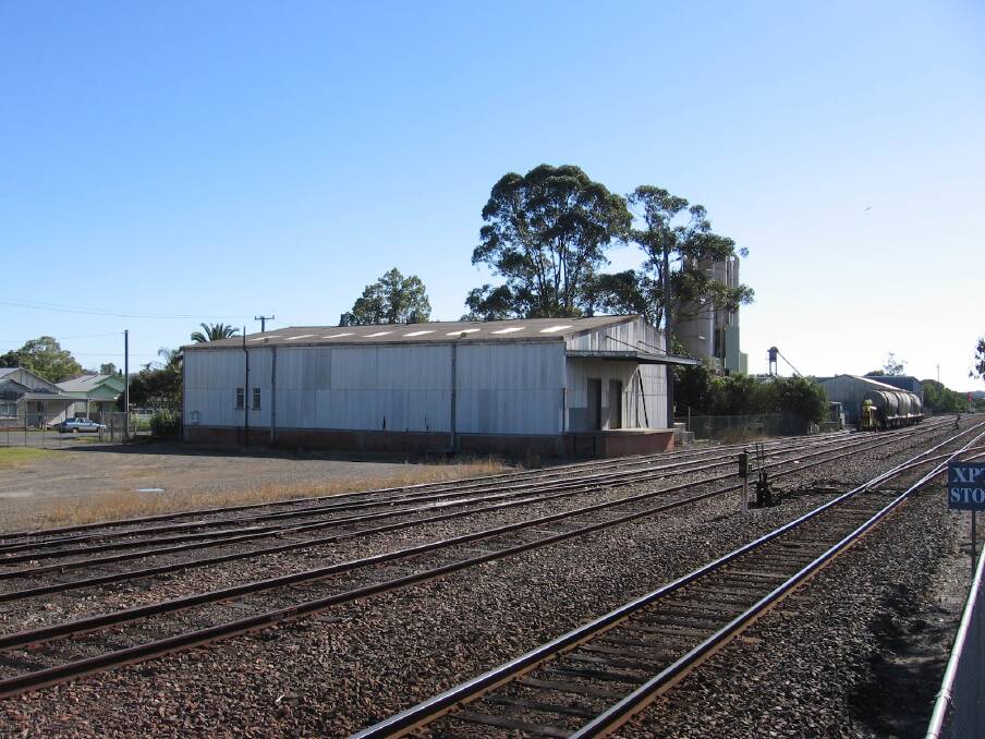 What's the future: The future of the historic goods shed is under review. Source: nswrailrambler.blogspot.com