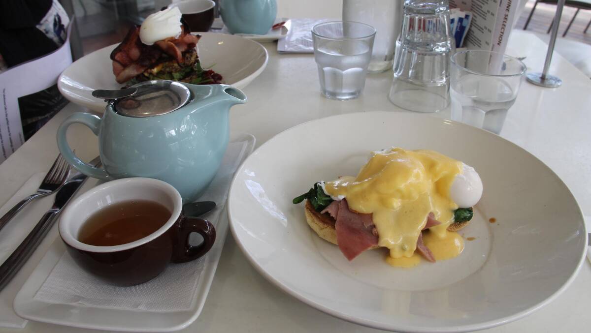 Breakfast at the Lakehouse Café … wonderfully prepared

dishes.