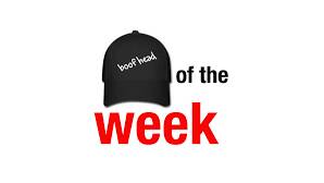 Boofhead of the week