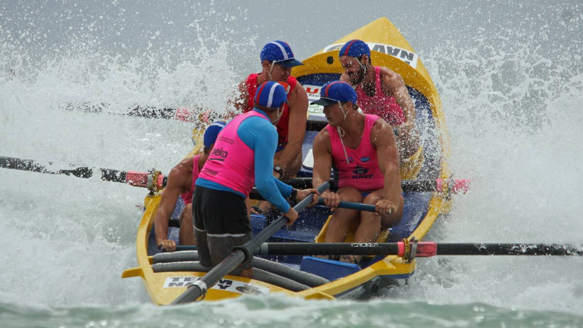 High hopes: Wauchope-Bonny Hills surf club's reserve men's crew will compete at the Australian titles at Tugun this weekend. Photo: Sheenah Whitten