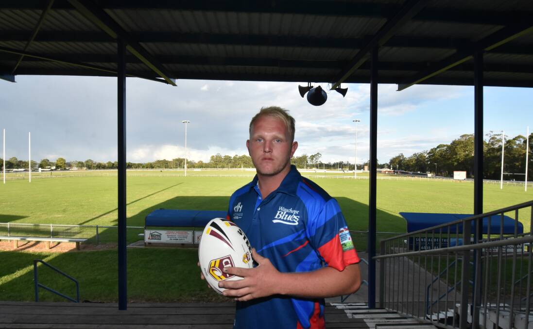 Excited: Wauchope Blues second-rower Mat Bird is looking forward to the clash with Port City.