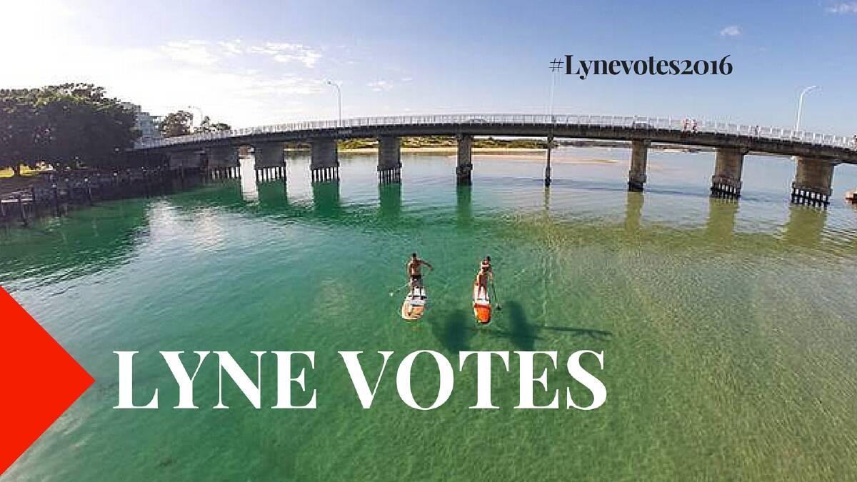 Where to vote in the Lyne electorate | map