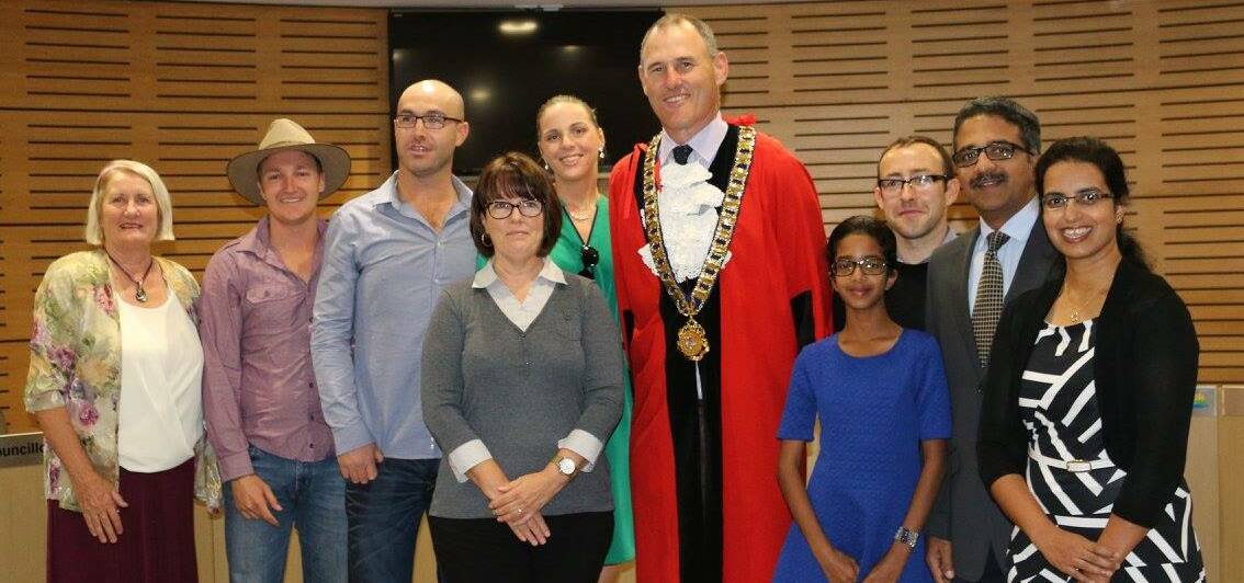 Mayor Peter Besseling welcomes new Australian citizens from all corners of the world, including South Africa, New Zealand, Ireland and India.