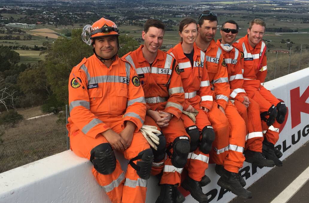 THE BEST: Port Macquarie SES members in Tasmania where they beat teams from all over Australia.