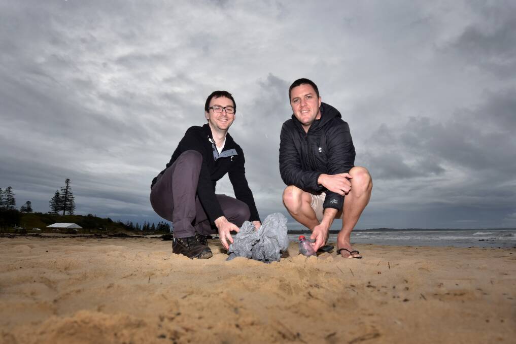 Liam McAlary and Addam Lockley have set up the volunteer group Coastal Warriors Mid North Coast. The group has a clean up and registration day on July 1 from 9am until 12pm at the southern end of Town Beach. 