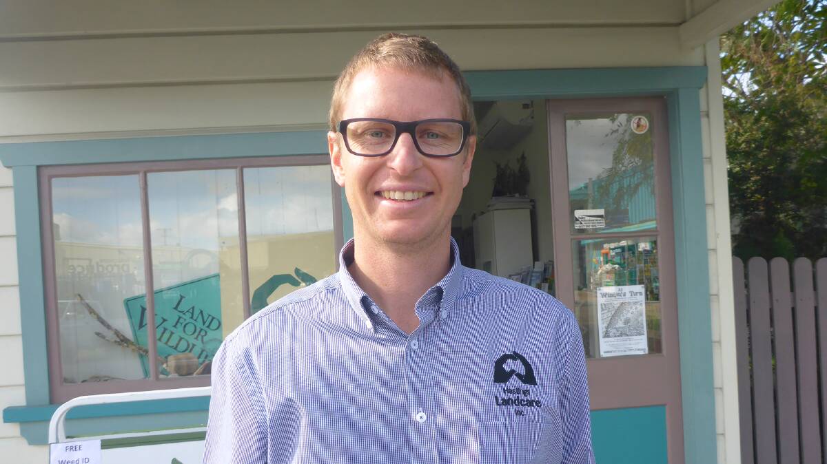 New Hastings Landcare co-ordinator Stephen Allwood.