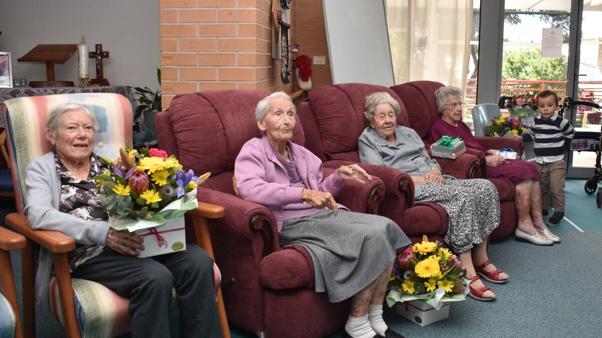 Five centenarians celebrated