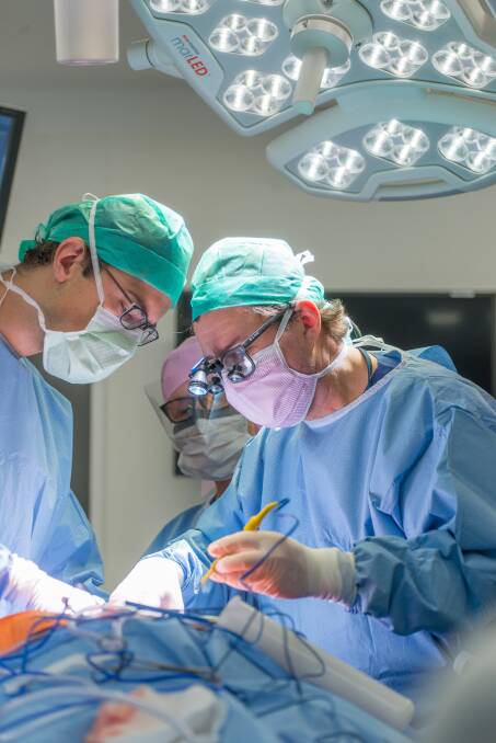 Specialist surgery: Professor Carsten Palme performs head and neck surgery in Sydney. Many people with head and neck cancers live in regional centres.