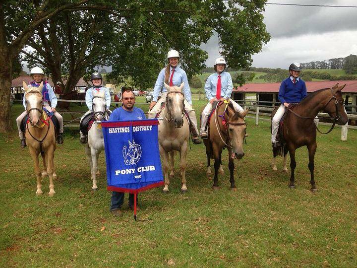Competitive: Hastings District Pony Club team at the Zone 9 Sporting and Campdrafting Championships Alex Wilkinson, McKinley Halls, Anthony Wilkinson, Michelle Ingram, Alex Hollis and Lauren Jones.
