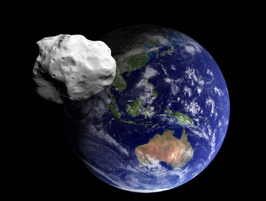Good heavens: An artist's impression of how a really close encounter with an asteroid might look like (Pic courtesy of D.Reneke)