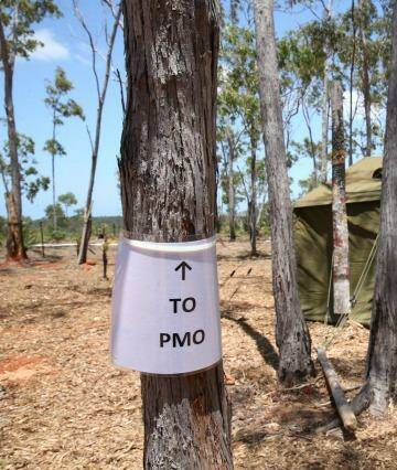 The Prime Minister's campsite on the Gove Peninsula. Photo: Alex Ellinghausen