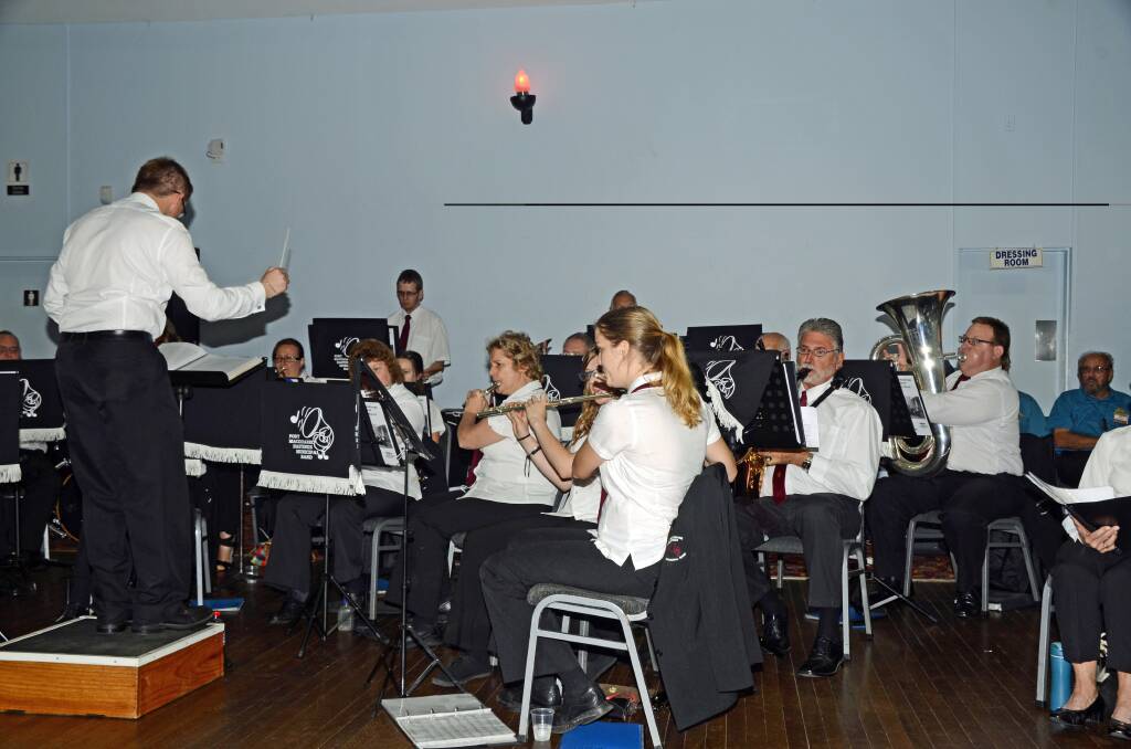Seeking talent: The Port Macquarie Hastings Senior Concert Band performing at the 'We Remember Concert' at the Wauchope RSL in November 2014.