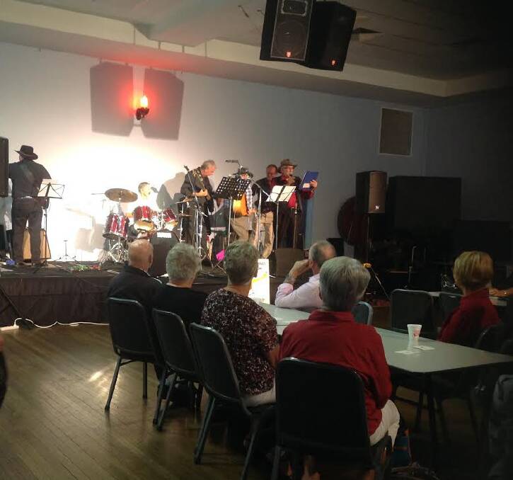 A night of country entertainment: Bill Kearns with the Hastings Ramblers Band at the Westpac Rescue Helicopter fund raiser.