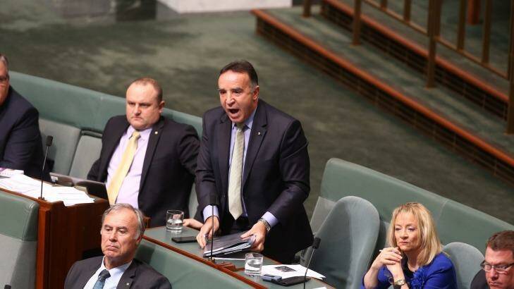 Andrew Nikolic in Parliament earlier this year. Photo: Andrew Meares