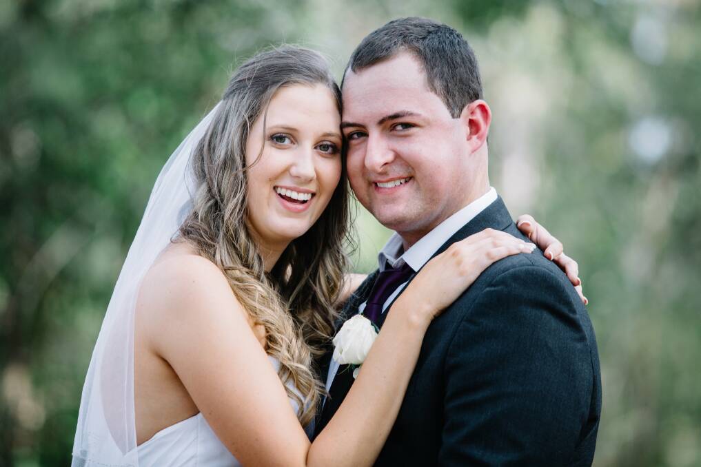 Mr and Mrs: Tim and Emily Jackson's love story deeply moved the Wauchope business community - and without hesitation they helped the local couple tie the knot within three weeks of setting the date. Photo courtesy of Nic Donohoe Photography.