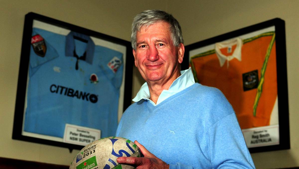 True blue: Wauchope legend and former Wallaby Reg Smith will be a guest at the Thunder's launch dinner in October