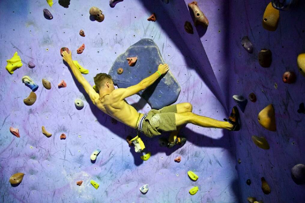 Reaching for the stars:?Wauchope s Nathan Bartlett will compete at the Youth World Cup in rock climbing.