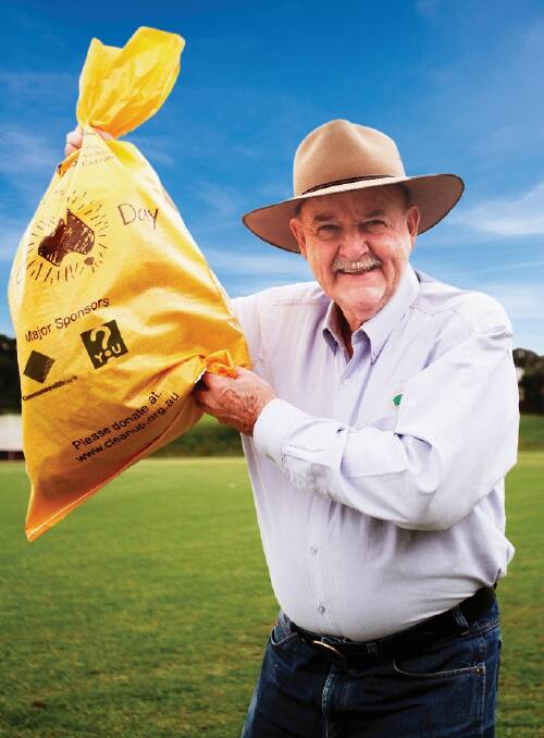 Good news: Ian Kiernan AO, chairman and founder of Clean Up Australia Day welcomes the news about a litter hotline.
