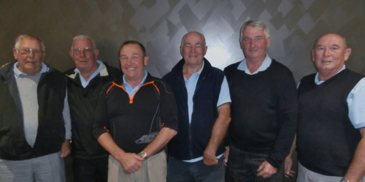 The winners: Winners of the Wauchope Veteran Men's Golf Club's event on August 19 included, Arthur Hoare, Bob Harmer, Ross Prince (Hastings Mower Services), Barry 
Watson, Alan Brooke and Neil Gavin