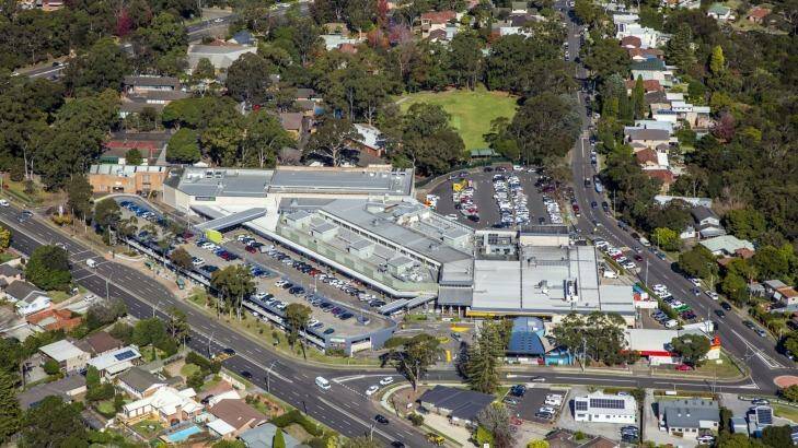 Forestway Shopping Centre in Sydney's Frenchs Forest.  Photo: Airphoto Australia