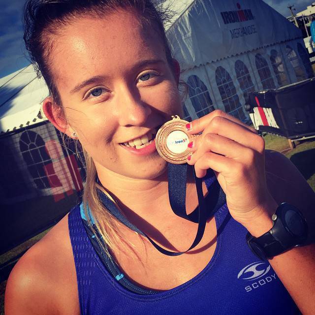 Top results: Laura Cook enjoyed the Ironman carnival in Port Macquarie over the weekend, winnning the 5km fun run on Saturday.