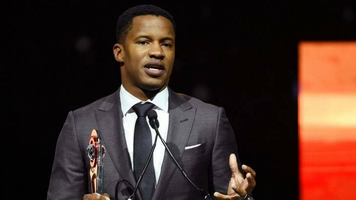 Nate Parker accepts the Breakthrough Director of the Year award at CinemaCon 2016. Photo: Chris Pizzello