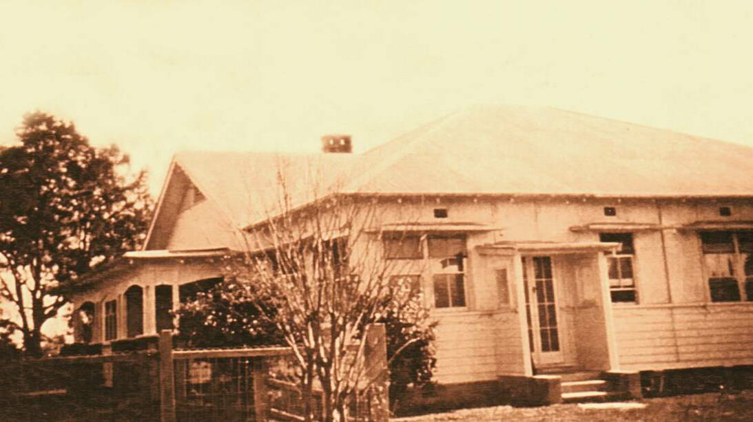 Circa 1950: One of the cottages that formed the foundation of the Wauchope Memorial Hospital on Hastings Street.