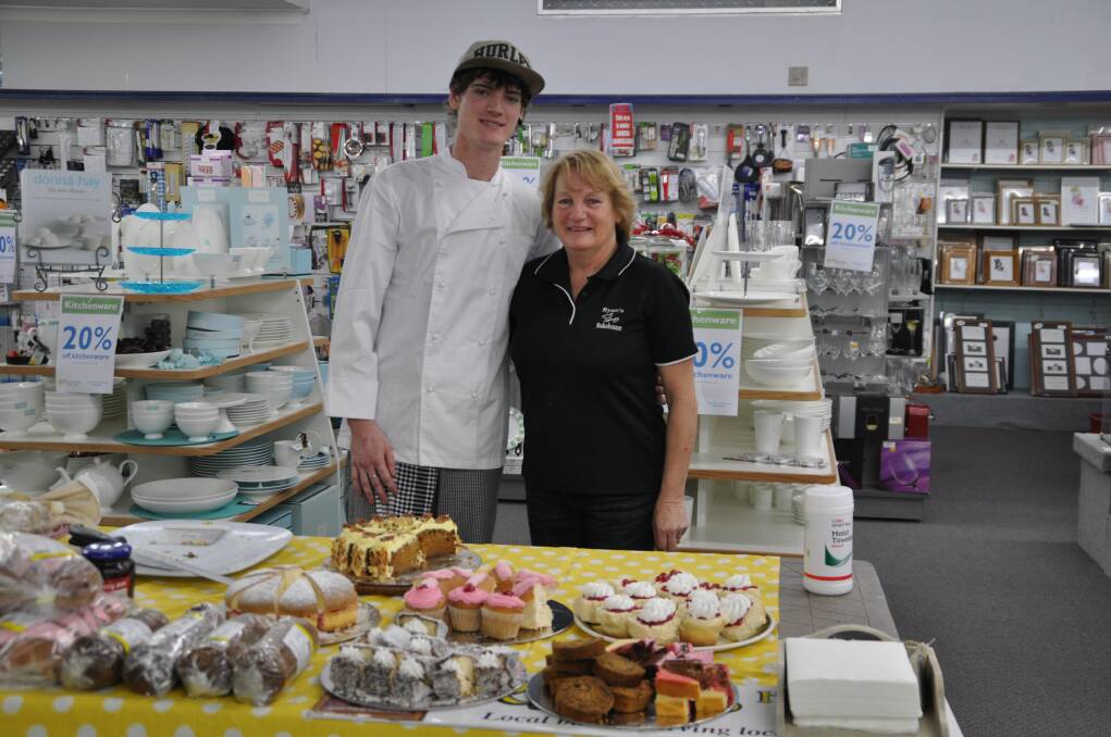 Sweet treats: Connor and Julie Hancock from Ryans Bakery were on hand to tempt customers with a delicious array of baked goods at the Hastings Co-op Department Store's Shareholders' Sale over the weekend.