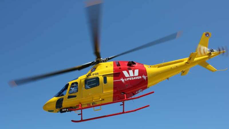 Lifesaver: The Westpac Rescue Helicopter was active again on Friday transporting a man from Port Base Hospital to John Hunter Hospital following a work place accident.