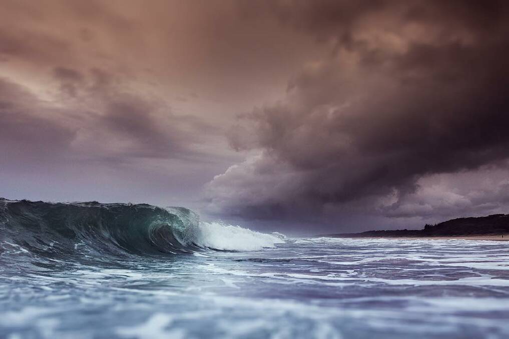 Via Instagram: @watermark_photo EleMENTAL.. #camdenhaven #surf_community  #laurieton #storm #stormclouds