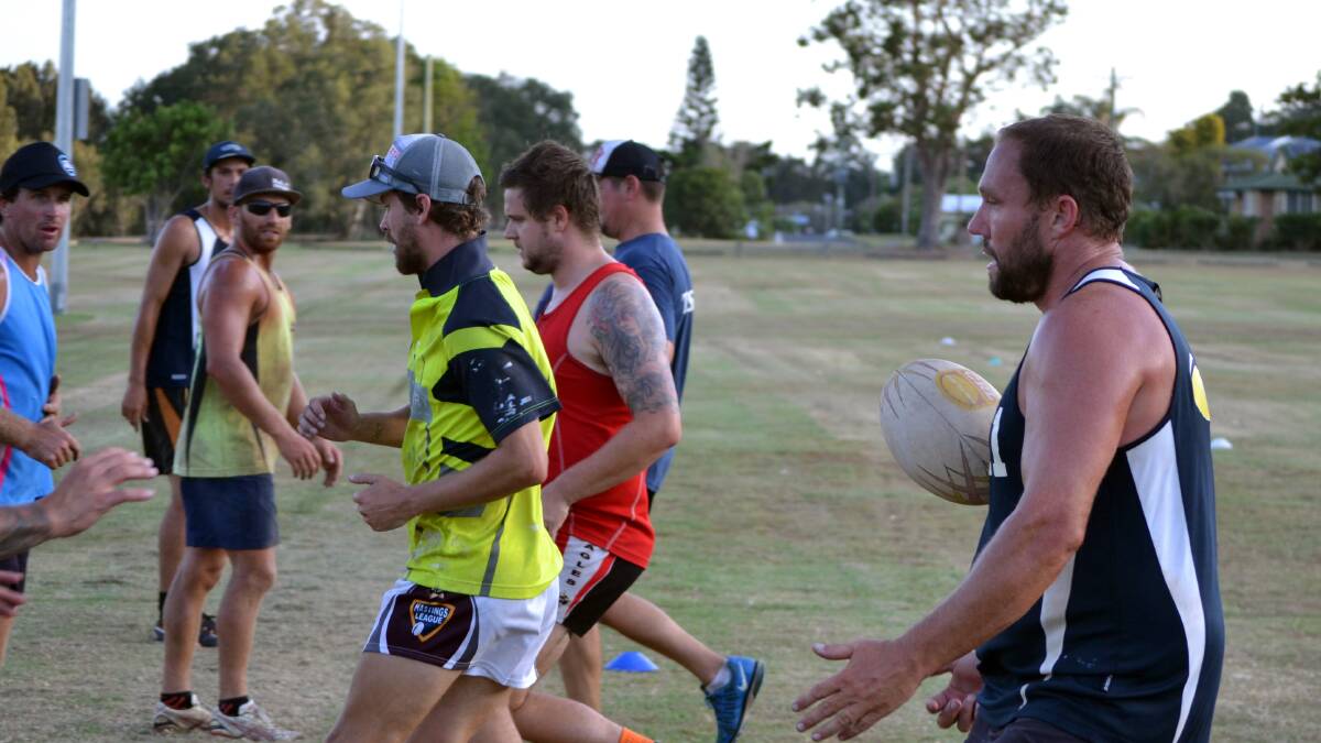 Laurieton Hotel Stingrays are training and getting to know each other. PHOTOS: Kate Dwyer