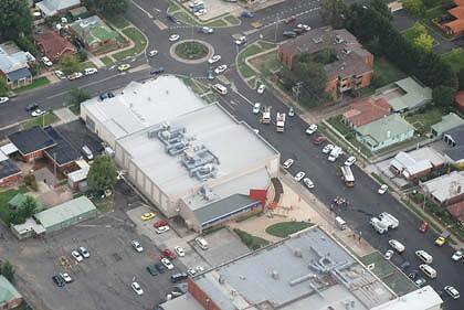 An aerial view of the scene.  Photo:  Chris Stott, Central West Flying