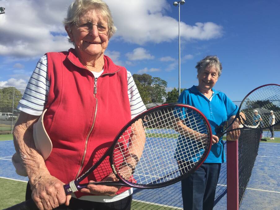 Retiring types: Pansy Ostler and Pattie Tudhope have announced the end of their respective tennis playing careers.