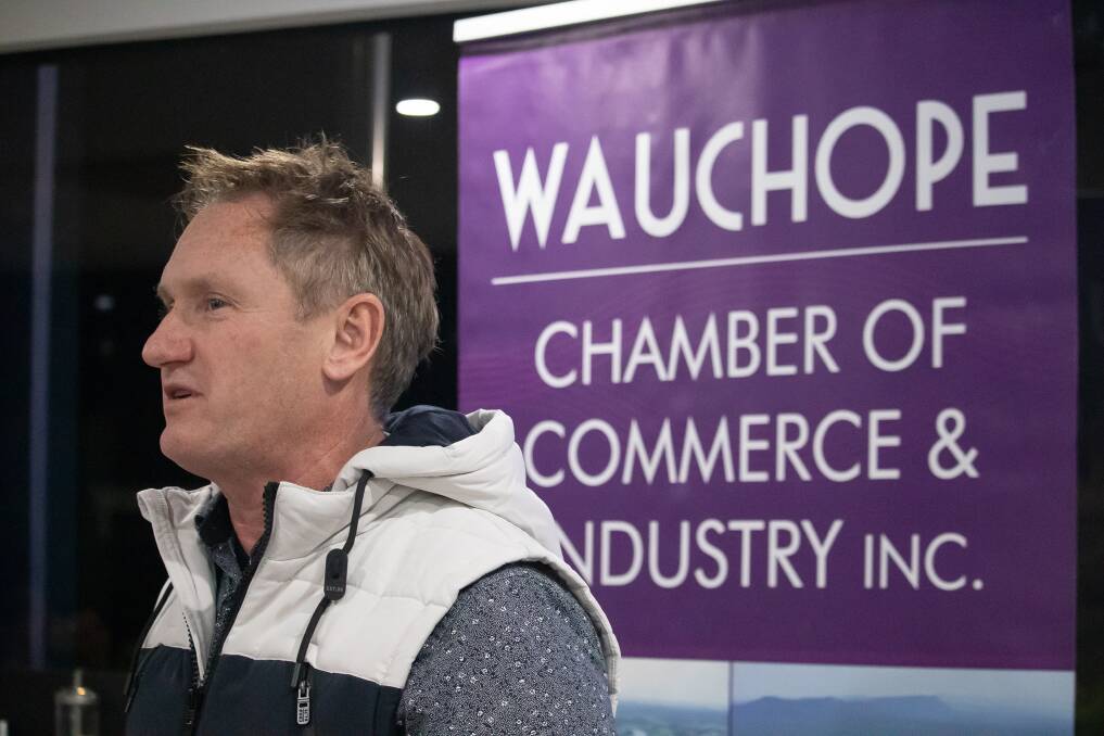 Re-elected: Gary Rainbow has been returned as president of the Wauchope Chamber of Commerce and Industry.