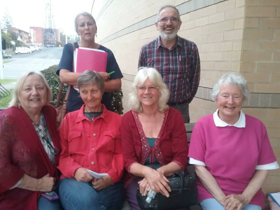 Refugee committee: The newly elected Mid North Coast Refugee Support Group committee includes, Janette Jones, Lava Kohaupt, Mavis Barnes, Stephen Nicholson, Andrea Pett, and Kathryn Parle.