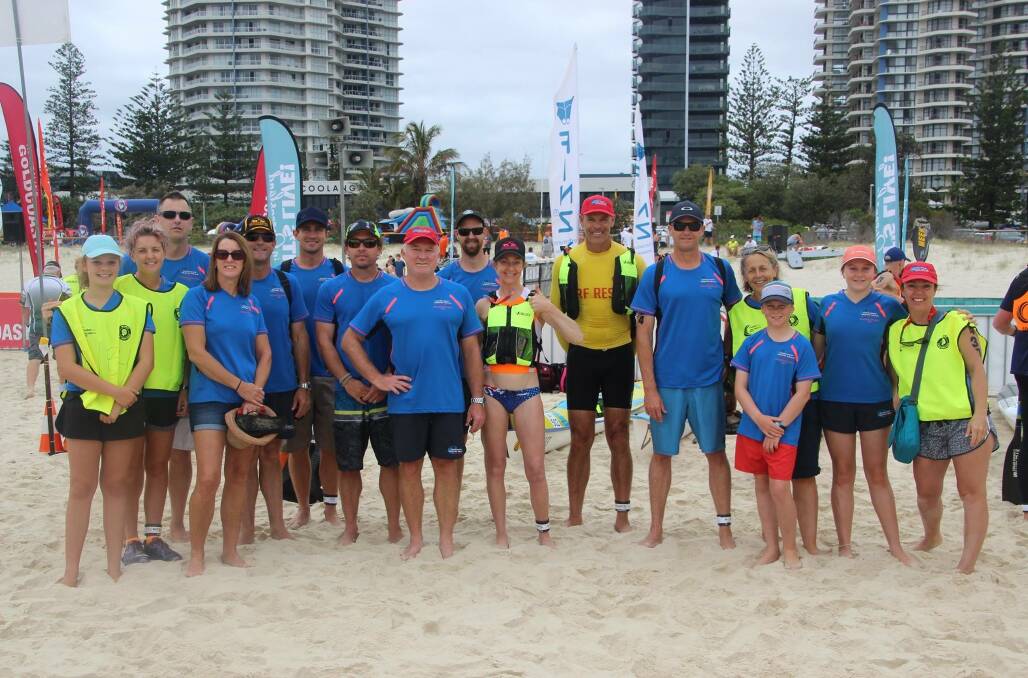Returning competitors: Wauchope Bonny Hills Surf Life Saving Club members competing at the 2017 Coolangatta Gold.