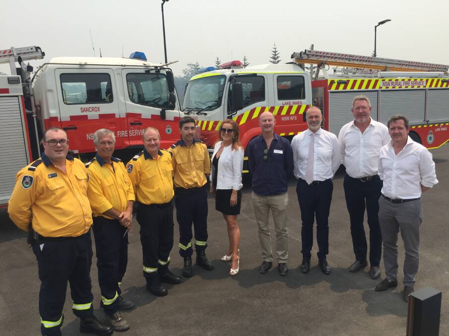 Thank you: Sancrox/Thrumster RFS's James Turner and Mathew van-der_Ley and Lake Innes' Kyll Goodsell and Chris Rowsell with Marnie Lewis-Millar, Bruce Millar, Chris Calvert, Michael Long and Alex Thorpe.