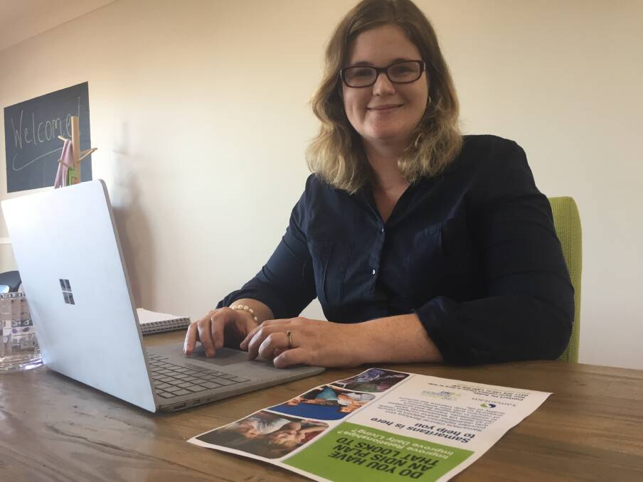 Fix it up: Designer travel agent Jen Lloyd says Port Macquarie is missing out on potential business and being a destination of choice through poor on time departures and arrivals out of Port Macquarie Airport. Photo: Peter Daniels