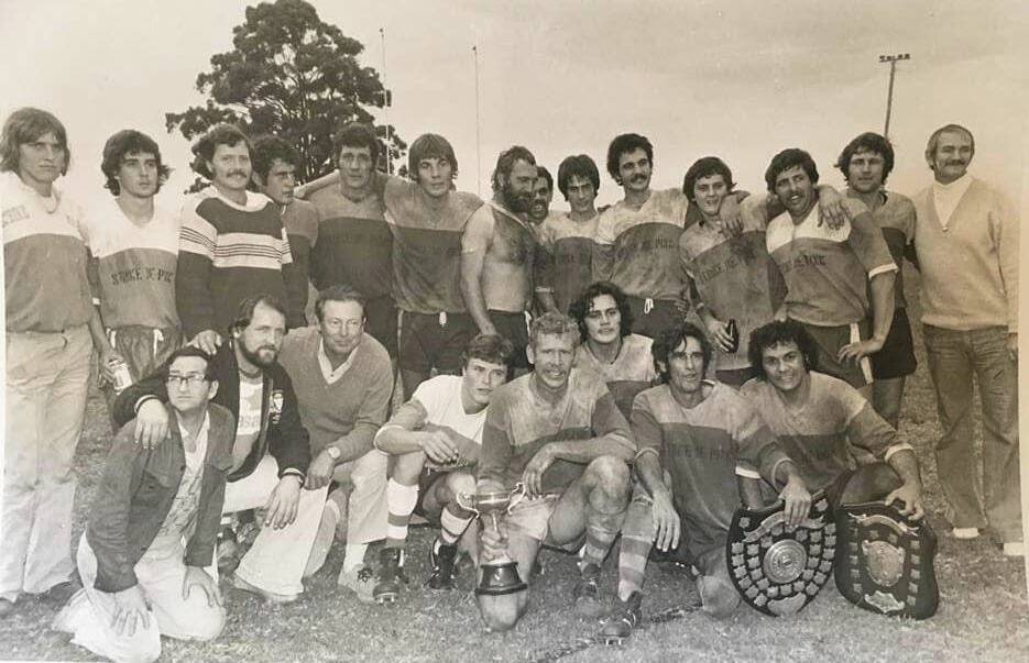 Winners: Ron Jackson’s victorious Beechwood Shamrocks outfit that defeated Long Flat 21-5 in the 1979 Hastings District Rugby League grand final.