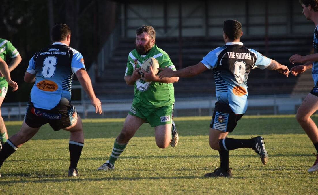 On the attack: Beechwood was just pipped at the post in their Hastings League finals clash against the South West Rocks Marlins on Saturday. Photo: Deena Hanlon