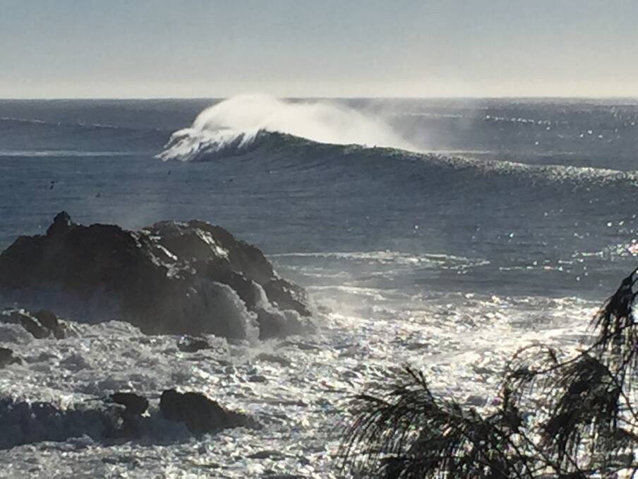 Rolling in: A dangerous surf conditions warning has been issued for Tuesday and Wednesday. Photo: Peter Daniels