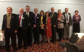 The incoming board of the Rotary Club of Wauchope.