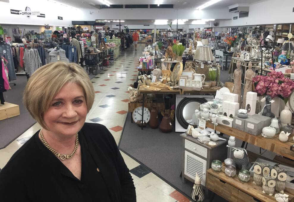 Change of plans: Hastings Co-op Department Store manager Judy Standring.