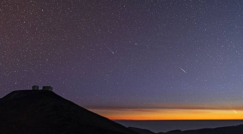The "shooting stars" will be visible from everywhere in Australia this weekend. Picture: Australia National University.