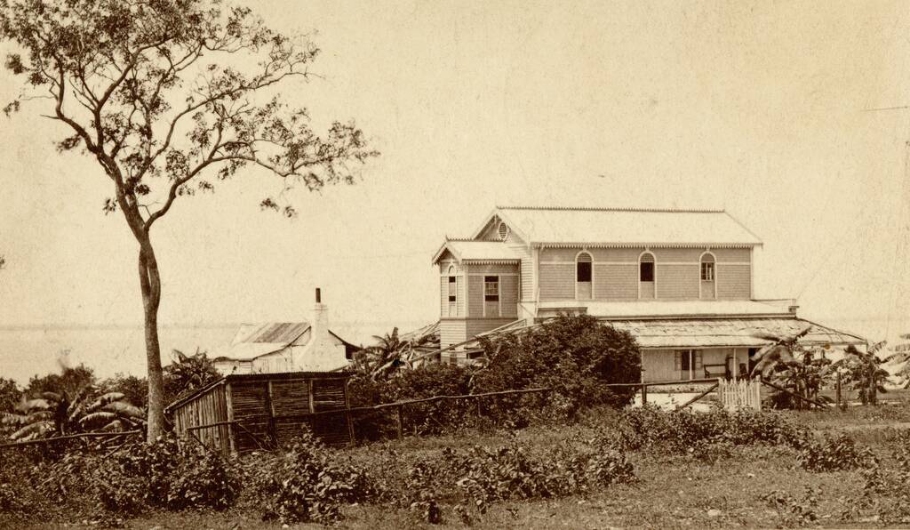 On a prime piece of real estate on the Darwin cliffs, the NT's Government House will celebrate its 150th birthday. Some pictures State Library of SA.