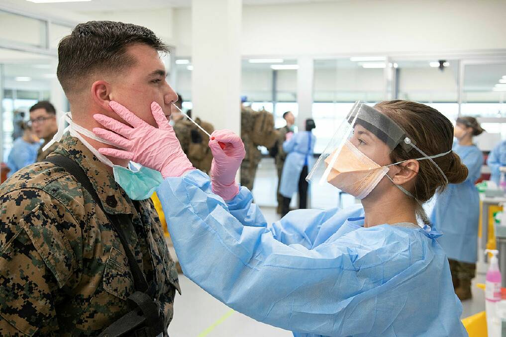 More than 100 US Marines have completed their quarantine. Picture: Defence Media.