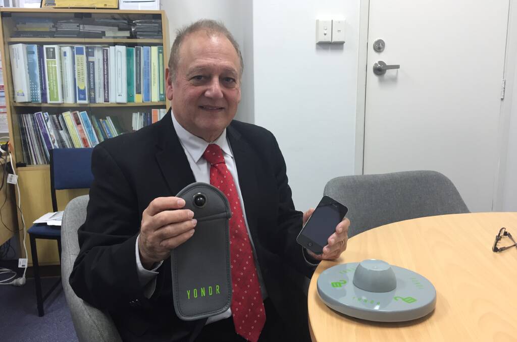 WORKING WELL: Wauchope High principal Glen Sawle says the Yondr lockable pouches for students' phones are a success. Photo: Letitia Fitzpatrick.
