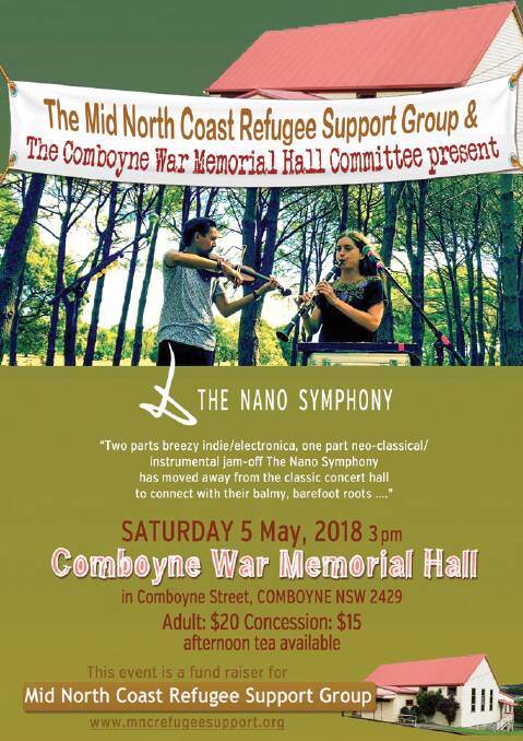 Comboyne concert to help refugee