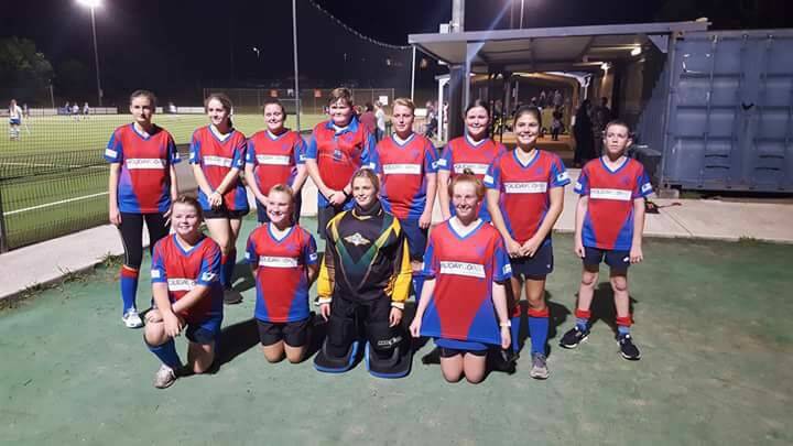NOMINATED FOR AWARD: The U16's Woodcutters team from Wauchope Hockey Club.